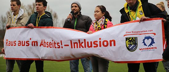 Bild zum Aktionstag "Fußball·spiel und Inklusion"