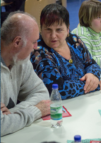 Dreharbeiten mit Anette und Peter Weiß